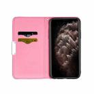 For iPhone 13 Pro Max  Litchi Texture Horizontal Flip Leather Case with Holder & Card Slots(Pink) - 4