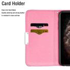 For iPhone 13 Pro Max  Litchi Texture Horizontal Flip Leather Case with Holder & Card Slots(Pink) - 8