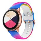 For Samsung Galaxy Watch 42mm Silicone Printing Watch Band(Colorful) - 1