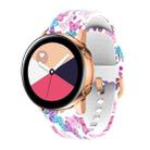 For Samsung Galaxy Watch 42mm Silicone Printing Watch Band(Colorful Butterfly) - 1