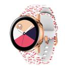 For Samsung Galaxy Watch 42mm Silicone Printing Watch Band(Red Lips) - 1