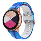 For Samsung Galaxy Watch 42mm Silicone Printing Watch Band(Aurora) - 1