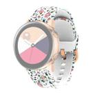 For Samsung Galaxy Watch 42mm Silicone Printing Watch Band(Bird) - 1