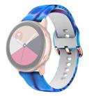 For Samsung Galaxy Watch 46mm Silicone Printing Watch Band(Aurora) - 1