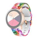 For Samsung Galaxy Watch 46mm Silicone Printing Watch Band(Colorful Glaze) - 1