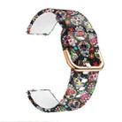 For Xiaomi Haylou LS01 Silicone Printing Watch Band(Colorful Skull) - 1