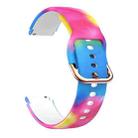 For Xiaomi Haylou LS01 Silicone Printing Watch Band(Colorful) - 1