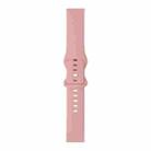 For Samsung Galaxy Watch 3 41mm 8-buckle Silicone Watch Band(Pink Sand) - 1