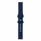 For Samsung Galaxy Watch 42mm 8-buckle Silicone Watch Band(Midnight Blue) - 1