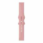 For Samsung Galaxy Watch Active / Active 2 40mm / Active 2 44mm 8-buckle Silicone Watch Band(Pink Sand) - 1