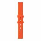 For Samsung Galaxy Watch Active / Active 2 40mm / Active 2 44mm 8-buckle Silicone Watch Band(Orange) - 1