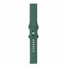 For Samsung Galaxy Watch Active / Active 2 40mm / Active 2 44mm 8-buckle Silicone Watch Band(Pine Needle Green) - 1