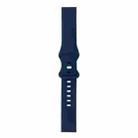 For Samsung Galaxy Watch Active / Active 2 40mm / Active 2 44mm 8-buckle Silicone Watch Band(Midnight Blue) - 1