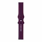 For Huawei Watch GT 2e 46mm 8-buckle Silicone Watch Band(Dark Purple) - 1