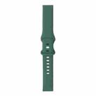 For Amazfit Sport Watch / Sport Watch 2S / Sport Watch 2 / Sport Watch 3 8-buckle Silicone Watch Band(Pine Needle Green) - 1