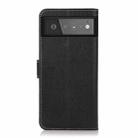 For Google Pixel 6 Litchi Texture PU + TPU Horizontal Flip Leather Case with Holder & Card Slots & Wallet(Black) - 3