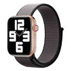For Apple Watch Series 7 41mm / 6 & SE & 5 & 4 40mm / 3 & 2 & 1 38mm Color Matching Nylon Watch Band(Black + Grey) - 1