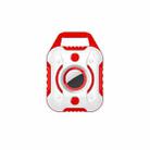 King Kong Series TPU+PC Protective Cover Case For AirTag(Red+White) - 1