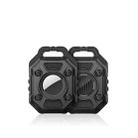 King Kong Series TPU+PC Protective Cover Case For AirTag(Black) - 1