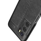 For OPPO A16 Litchi Texture TPU Shockproof Case(Black) - 4