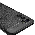 For OPPO A16 Litchi Texture TPU Shockproof Case(Black) - 5