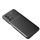 For OPPO A16 Carbon Fiber Texture Shockproof TPU Case(Black) - 2