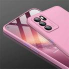 For OPPO Reno6 Pro 5G GKK Three Stage Splicing Full Coverage PC Case(Rose Gold) - 3