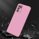 For OPPO Reno6 Pro 5G GKK Three Stage Splicing Full Coverage PC Case(Rose Gold) - 6