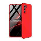 For OPPO Reno6 Pro 5G GKK Three Stage Splicing Full Coverage PC Case(Red) - 1