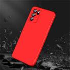 For OPPO Reno6 Pro 5G GKK Three Stage Splicing Full Coverage PC Case(Red) - 6