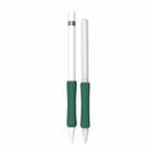 Stylus Touch Pen Silicone Protective Cover For Apple Pencil 1 / 2(Dark Night Green) - 1