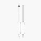 Stylus Touch Pen Silicone Protective Cover For Apple Pencil 1 / 2(White) - 1