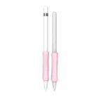Stylus Touch Pen Silicone Protective Cover For Apple Pencil 1 / 2(Pink) - 1