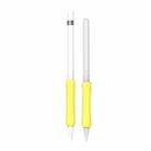 Stylus Touch Pen Silicone Protective Cover For Apple Pencil 1 / 2(Yellow) - 1