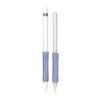 Stylus Touch Pen Silicone Protective Cover For Apple Pencil 1 / 2(Lavender) - 1