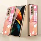 For Samsung Galaxy Z Fold2 5G GKK Electroplating Painted Glass Protective Case(Happy Ending 05) - 1
