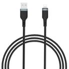 WIWU PT01 USB to 8 Pin Platinum Data Cable, Cable Length:3m(Black) - 1