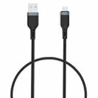WIWU PT03 USB to Micro USB Platinum Data Cable, Cable Length:1.2m(Black) - 1