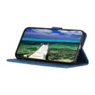 For vivo V21e 5G KHAZNEH Retro Texture PU + TPU Horizontal Flip Leather Case with Holder & Card Slots & Wallet(Blue) - 4