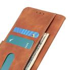 For vivo V21e 5G KHAZNEH Retro Texture PU + TPU Horizontal Flip Leather Case with Holder & Card Slots & Wallet(Brown) - 3
