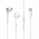 ROCK Space ES08 Type-C / USB-C In-ear Wired Stereo Earphone(White) - 1