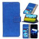 For OnePlus Nord 2 5G Magnetic Crocodile Texture Horizontal Flip Leather Case with Holder & Card Slots & Wallet(Blue) - 1