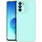 For OPPO Reno6 5G IMAK UC-4 Series Straight Edge TPU Soft Protective Case(Light Cyan) - 1