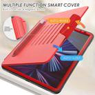 For iPad Pro 11 2022 / 2021 Smart B Magnetic Horizontal Flip Leather Tablet Case with 7-speed Bracket & Card Slots & Pen Slot & Sleep / Wake-up Function(Red) - 2