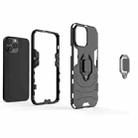 For iPhone 13 Pro Max Shockproof PC + TPU Protective Case with Magnetic Ring Holder (Black) - 3