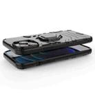 For iPhone 13 Pro Max Shockproof PC + TPU Protective Case with Magnetic Ring Holder (Black) - 5