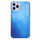 For iPhone 11 Ink Painting Pattern PC Protective Case (Ocean Blue) - 1