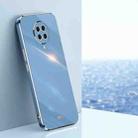 For Xiaomi Redmi K30 Pro XINLI Straight 6D Plating Gold Edge TPU Shockproof Case(Celestial Blue) - 1