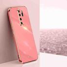 For Xiaomi Redmi Note 8 Pro XINLI Straight Edge 6D Electroplate TPU Phone Case(Hawthorn Red) - 1