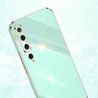 For Xiaomi Mi 10 5G XINLI Straight 6D Plating Gold Edge TPU Shockproof Case(Cherry Purple) - 6